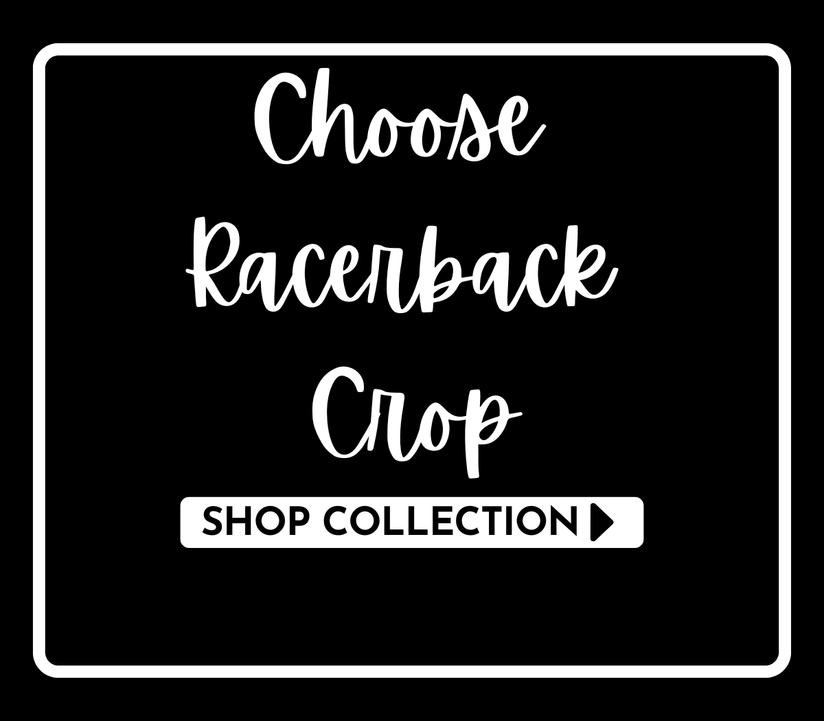 Choose Cropped Racerback