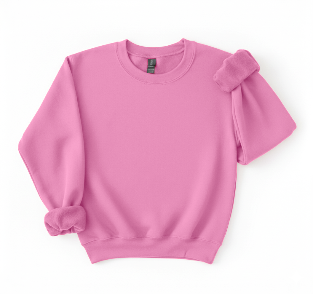 Safety Pink Crewneck